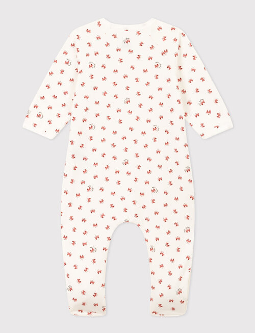 Petit Bateau Petit Bateau Fleece Pyjama met Vosjesprint