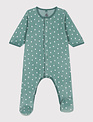 Petit Bateau Petit Bateau Fluwelen Pyjama Sterrenprint