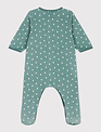 Petit Bateau Petit Bateau Fluwelen Pyjama Sterrenprint
