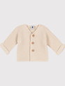 Petit Bateau Petit Bateau Gebreide Cardigan Beige Avalanche