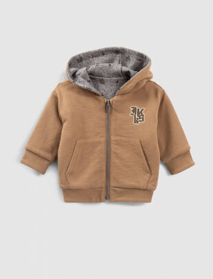 IKKS IKKS Hoodie Omkeerbaar Caramel