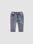 IKKS IKKS Broek Denim Navy Campus Medium Blue