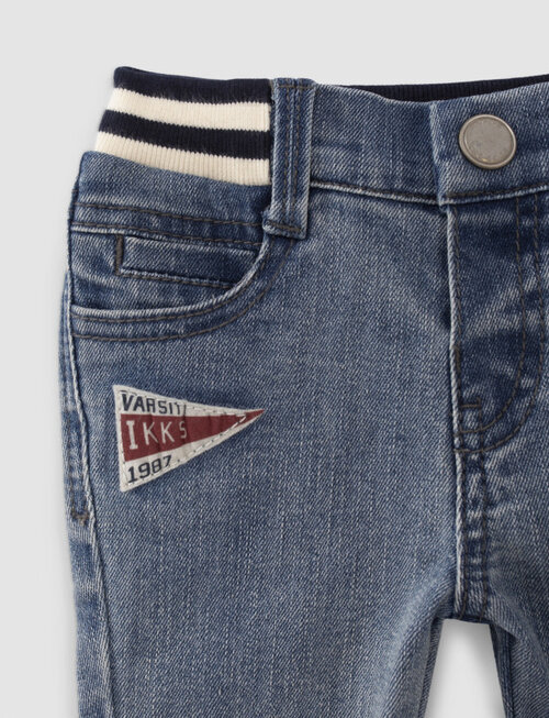 IKKS IKKS Broek Denim Navy Campus Medium Blue