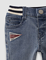 IKKS IKKS Broek Denim Navy Campus Medium Blue