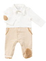 Natini Natini Babygrow Teddy Offwhite-Beige