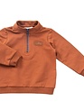 Natini Natini Sweater Zipper Vichy Cognac