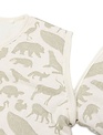 Jollein Jollein Slaapzak Met Afritsbare Mouw Animals Olive Green