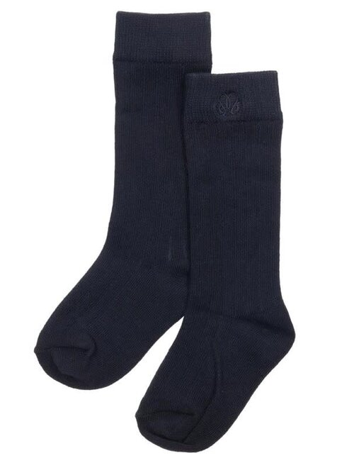 Natini Natini Knee Socks Ribbed Dark Blue