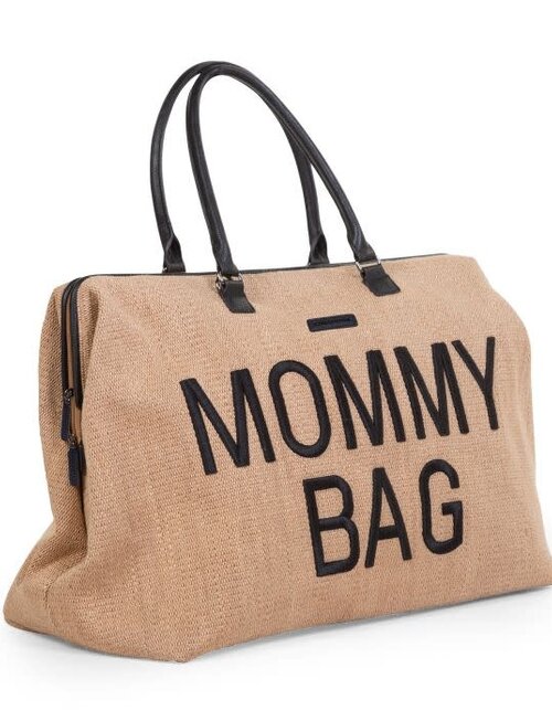 Childhome Childhome Mommy Bag Verzorgingstas - Raffia Look