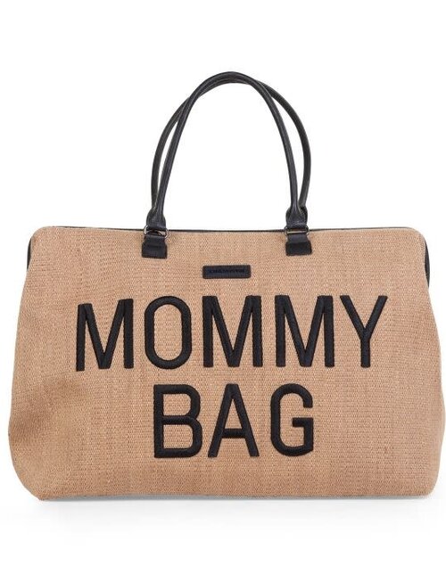 Childhome Childhome Mommy Bag Verzorgingstas - Raffia Look