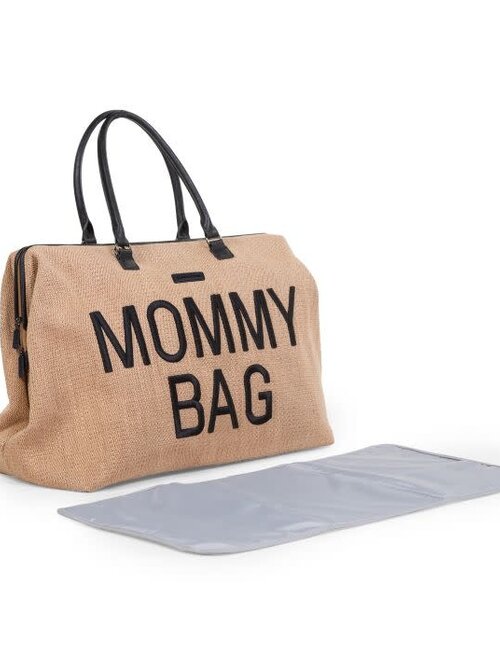 Childhome Childhome Mommy Bag Verzorgingstas - Raffia Look