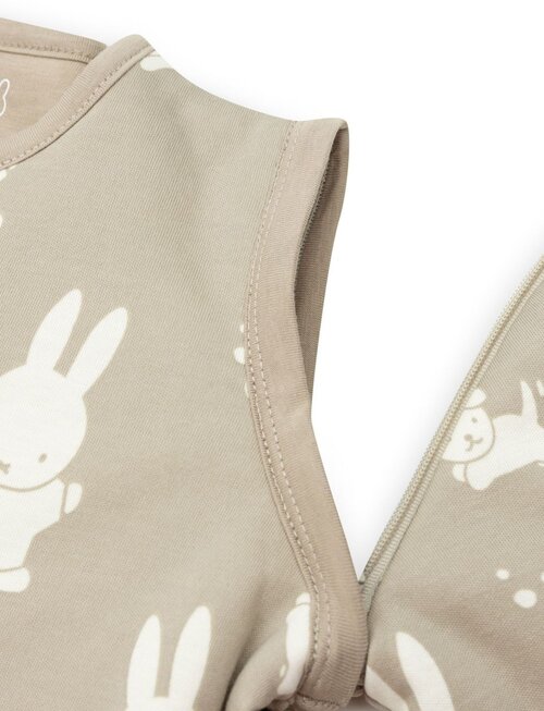 Jollein Jollein Slaapzak Met Afritsbare Mouw Miffy Snuffy Olive Green