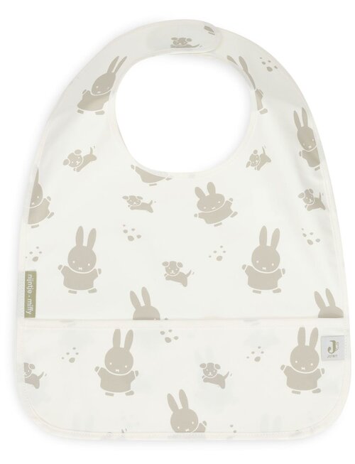 Jollein Jollein Slab Waterproof Miffy & Snuffy Olive Green (2-Pack)