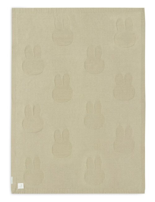 Jollein Jollein Deken Wieg Miffy Olive Green 75x100 cm