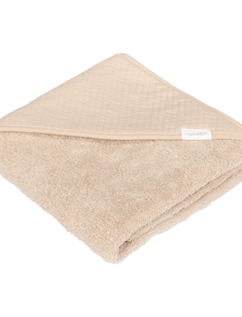 Little Dutch Little Dutch Badcape Pure Beige 75 x 75 cm