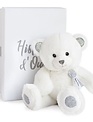 Histoire d'Ours Histoire D'Ours Teddybeer Wit/Glitter 25 Cm