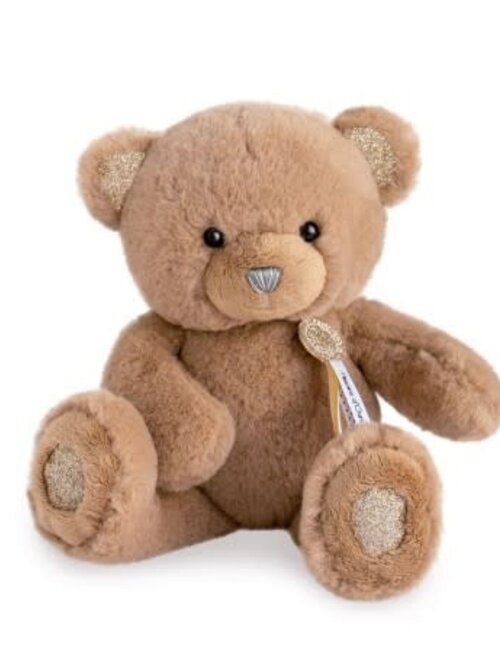 Histoire d'Ours Histoire d'Ours Teddybeer Bruin/Glitter  25 cm