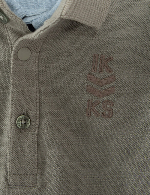 IKKS IKKS T-shirt 'Carribean Summer' Kaki