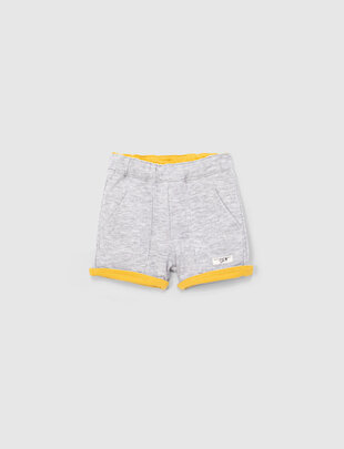 IKKS IKKS Short Omkeerbaar 'Reggae Vibes' Jaune