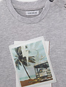 IKKS IKKS T-shirt 'Reggae Vibes' Gris Chiné