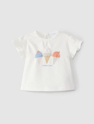 Laranjinha Laranjinha T-shirt Ice Cream White