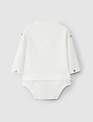 Laranjinha Laranjinha Bodyhemd Linnen Off-White