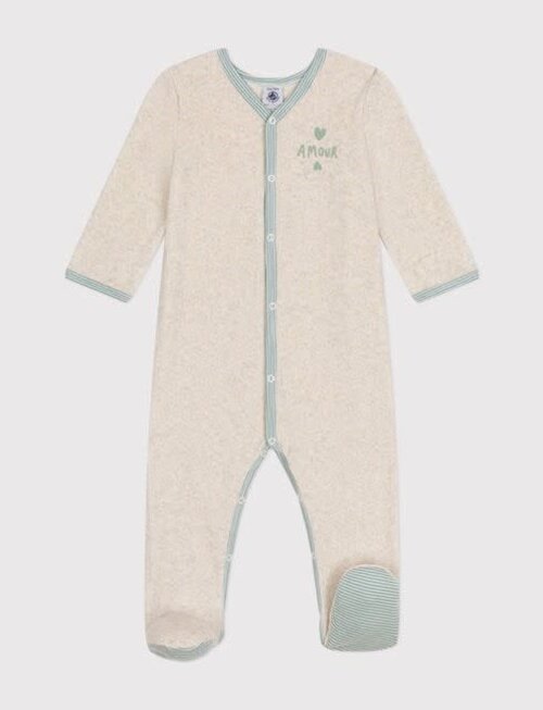 Petit Bateau Petit Bateau Pyjama 'Amor' Beige