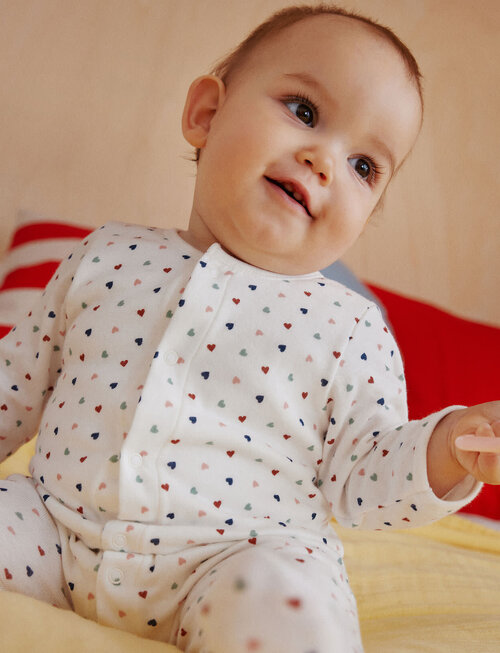 Petit Bateau Petit Bateau Pyjama Kleine Hartjes