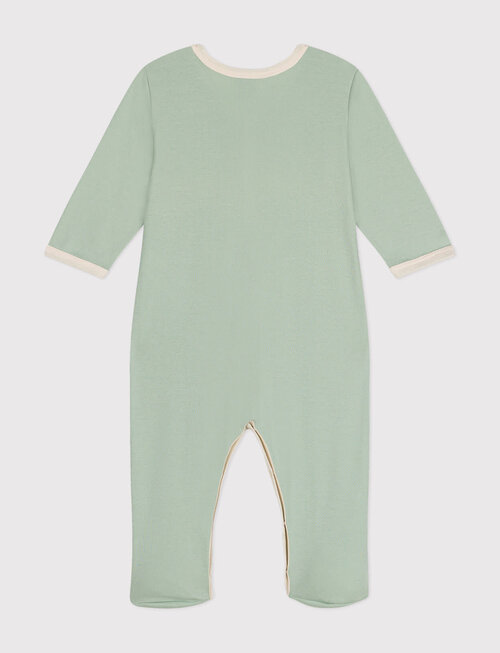 Petit Bateau Petit Bateau Pyjama Met Hart Groen