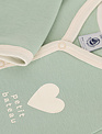 Petit Bateau Petit Bateau Pyjama Met Hart Groen