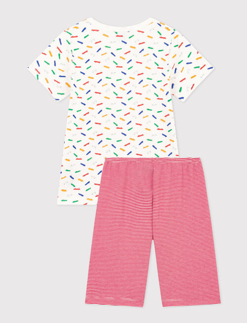 Petit Bateau Petit Bateau Pyjama Met Skatebord