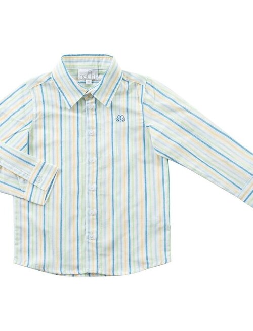 Natini Natini Shirt Vic Stripes Mix Colors