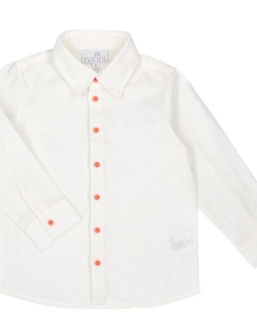 Natini Natini Shirt Gustaph White-Orange