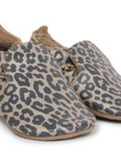 Bobux Soft Sole Leopard Print Gold