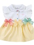 Natini Natini Dress Bonnie White-Yellow