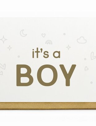 Enfant Terrible Enfant Terrible Wenskaart 'It's a Boy'