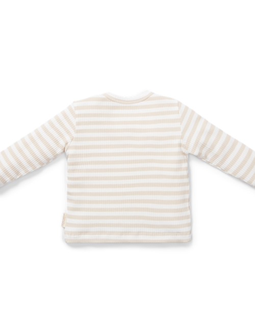 Little Dutch Little Dutch T-shirt Lange Mouw Stripe Sand/White