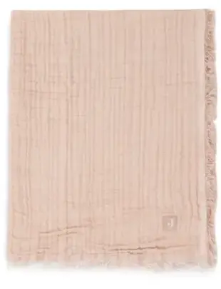 Jollein Jollein Deken Wieg  Fringe Moonstone/Ivory 75 x 100 cm