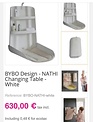 ByBo design Wandluiertafel wit