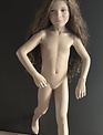 Kindermanequinpop met pruik
