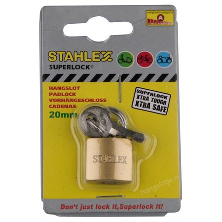 Stahlex Vorhängeschloss 20mm Budget - Goedkoop!