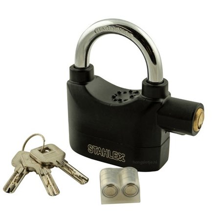Stahlex Vorhängeschloss mit 110db alarm