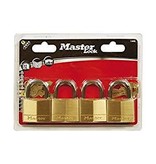 Masterlock Gleichschließendes Vorhängeschloss 40mm 4 Stück