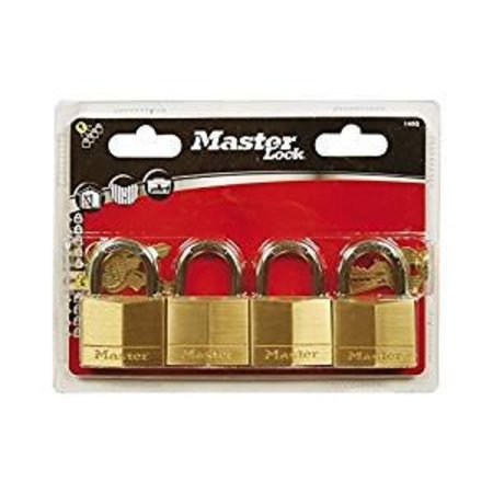 Masterlock Gleichschließendes Vorhängeschloss 40mm 4 Stück