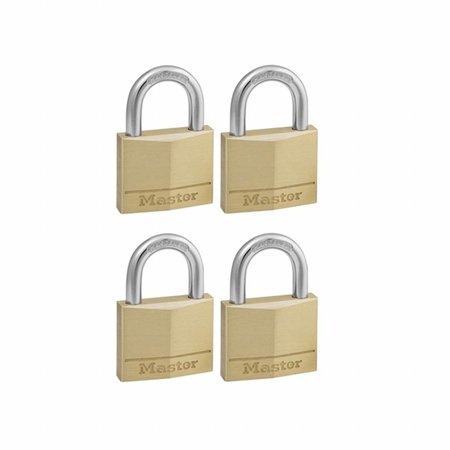 Masterlock Gleichschließendes Vorhängeschloss 40mm 4 Stück
