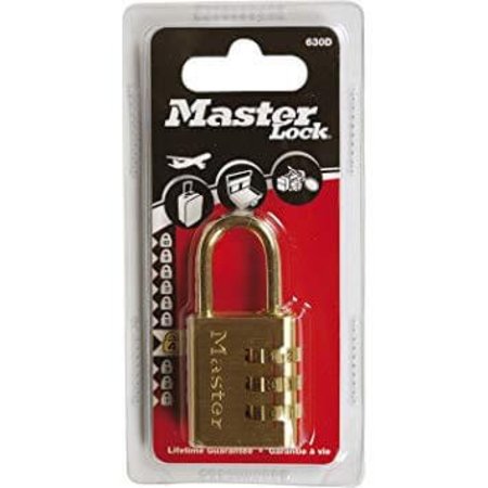 Masterlock Massives Zahlenschloss Messing 30mm