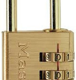Masterlock Massives Zahlenschloss Messing 30mm