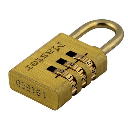 Masterlock Massives Zahlenschloss Messing 30mm