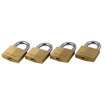 4 Stück 40mm Vorhängeschloss GS