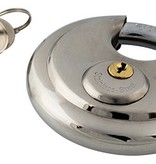 Stahlex Rundes Diskus-Vorhängeschloss 90mm (großes Modell)
